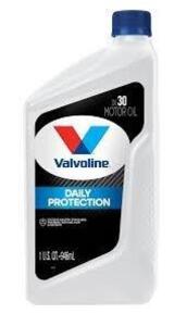 DESCRIPTION: (4) NON-DETERGENT OIL BRAND/MODEL: VALVOLINE SIZE: 30W100 RETAIL$: $17.25 EA QTY: 4