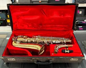 THE MARTIN ALTO SAXOPHONE WITH CASE