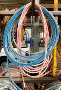 ASSORTED PNEUMATIC HOSES AS SHOWN