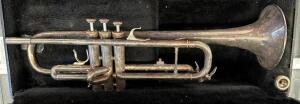 SILVER TRUMPET WITH CASE