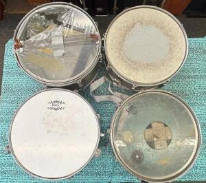 (4)- ASSORTED SNARE DRUMS