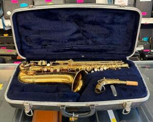 VINTAGE GOLD LAQUER SHOOTING STAR ALTO SAXOPHONE