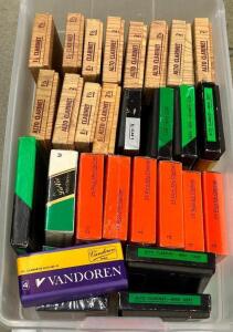 BIN OF Eb ALTO CLARINET REEDS