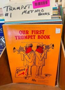 APPROX. (5) BOOKS OF TRUMPET METHOD SHEET MUSIC