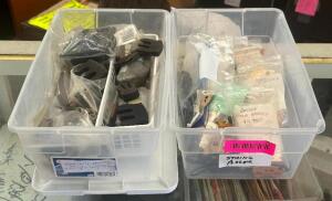 (2) BINS OF STRING MUTES AND ACCESSORIES