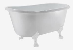 57" STREAMLINE SOAKING CLAWFOOT TUB