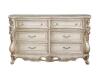 KHIABET 6 DRAWER DRESSER WITH MARBLE TOP - 11