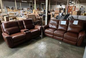 POWER RECLINING LOVE SEAT AND SOFA