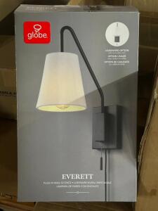 EVERETT PLUG IN WALL SCONCE