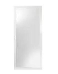 3000 Series 36 in. x 80 in. White Left-Hand Full View Interchangeable Aluminum Storm Door