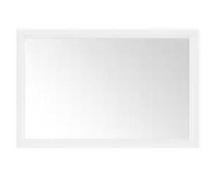 Sandon 46 in. W x 30 in. H Rectangular Framed Wall Mount Bathroom Vanity Mirror in White