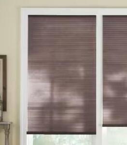 Chocolate Cordless Light Filtering Cellular Shades for Windows - 48 in. W x 48 in. L (Actual Size 47.75 in. W x 48 in.L)