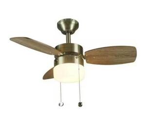 Triplicity 30 in. Indoor Brushed Nickel Ceiling Fan with Light