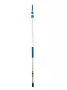 18 ft. Aluminum Telescoping Pole with Connect and Clean Locking Cone and Quick-Flip Clamps