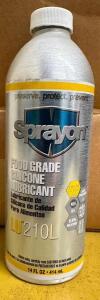 (8)- CANS OF SPRAY ON FOOD GRADE SILICONE GREASE