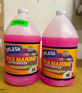 (2)- ONE GALLON JUGS OF RV & MARINE ANTIFREEZE