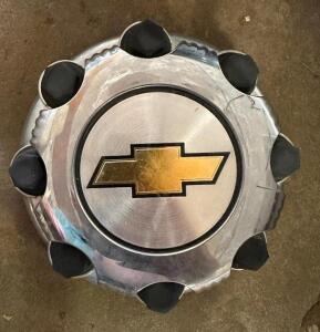 (3)- CHEVY WHEEL COVERS