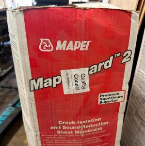 (3) BOXES OF MAPEGUARD 2 CRACK-ISOLATION AND SOUND REDUCTION SHEET MEMBRANE