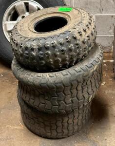 (3) LAWN MOWER TIRES