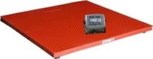 DESCRIPTION: (1) FLOOR SCALE, NO READOUT INCLUDED BRAND/MODEL: B-TEK #36D839 INFORMATION: RED. SEE INSPECTION SIZE: 10,000 LB WT CAPACITY, 48 IN WEIGH