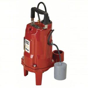 DESCRIPTION: (1) GRINDER PUMP BRAND/MODEL: LIBERTY PUMPS #21TN69 INFORMATION: RED, 1 HP HP, 115V AC, TETHER FLOAT, 42 GPM FLOW RATE @ 10 FT. OF HEAD R