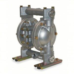 DESCRIPTION: (1) DOUBLE DIAPHRAGM PUMP BRAND/MODEL: DAYTON #3HJW9 INFORMATION: AIR, ALUMINUM, BOLT, NPT, SANTOPRENE SIZE: 1" FLUID CONNECTION SIZE RET