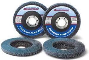 DESCRIPTION: (10) FLAP DISCS BRAND/MODEL: PRODUCT NUMBER #64706641 INFORMATION: TYPE 29 HP, ZIRC 40 GRIT SIZE: 7 X 5/8" - 11 RETAIL$: $25.00 EA QTY: 1