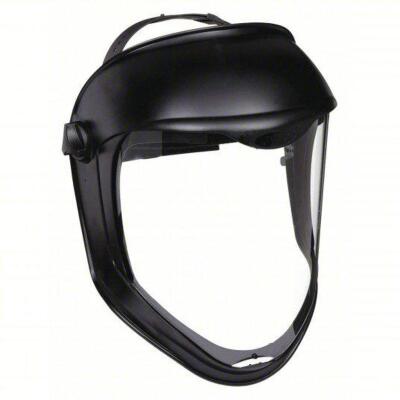 DESCRIPTION: (2) RATCHET FACE SHIELD ASSEMBLY, ANTI FOG BRAND/MODEL: UVEX #3NNH2 INFORMATION: CLEAR VISOR RETAIL$: $51.40 EA QTY: 2