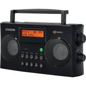 DESCRIPTION: (1) HD RADIO BRAND/MODEL: SANGEAN #HDR-16 INFORMATION: BLACK, PORTABLE RADIO RETAIL$: $105.19 EA QTY: 1