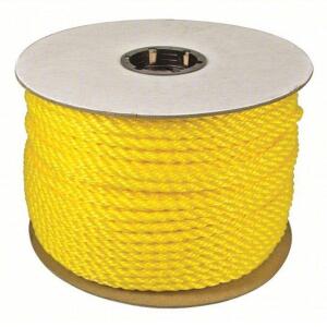 DESCRIPTION: (1) SPOOL OF GENERAL PURPOSE UTILITY ROPEBRAND/MODEL: PRODUCT NUMBER #45AU78INFORMATION: YELLOW, 215 LB WORKING LOAD LIMIT, TWISTEDSIZE: 1/4" X 1200'RETAIL$: $82.13 EAQTY: 1