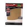 DESCRIPTION: (5) PACKS OF (10) SHEETS OF SAND PAPER BRAND/MODEL: PORTER CABLE INFORMATION: 220 VERY FINE GRIT, WOOD, METAL, FIBERGLASS AND PAINTED SUR