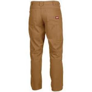 DESCRIPTION: (1) PAIR OF HEAVY DUTY FLEX WORK PANTS BRAND/MODEL: MILWAU701K-3434 INFORMATION: KHAKI, REGULAR FIT SIZE: 34 X 34 RETAIL$: $49.97 EA QTY: