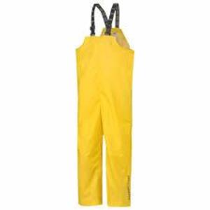 DESCRIPTION: (5) RAIN BIB OVERALL BRAND/MODEL: HELLY HANSEN #70529_310-4XL INFORMATION: YELLOW SIZE: 4XL RETAIL$: $60.00 EA QTY: 5