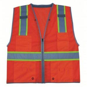 DESCRIPTION: (1) CASE OF (24) SAFETY VEST BRAND/MODEL: SV6HO-2X INFORMATION: ORANGE RETAIL$: $20.00 PER VEST QTY: 1