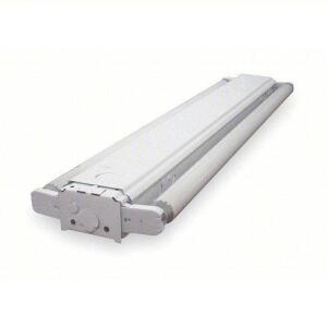 DESCRIPTION: (6) CHANNEL STRIP FLUORESCENT FIXTURE BRAND/MODEL: LUMAPRO #2UWT5 SIZE: 24IN 20W RETAIL$: $53.38 EA QTY: 6