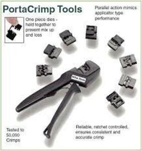 DESCRIPTION: (1) CRIMP TOOL BRAND/MODEL: PORTA-CRIMP #43128 SIZE: 4 PIECE SET RETAIL$: $113.42 EA QTY: 1