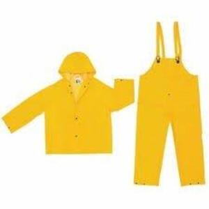 DESCRIPTION: (10) CLASSIC RAINWEAR SUIT BRAND/MODEL: RIVER CITY #2003XL INFORMATION: YELLOW, STEEL SIZE: XL RETAIL$: $11.67 EA QTY: 10