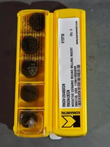 DESCRIPTION: (20) CERAMIC TURNING INSERTS BRAND/MODEL: KENNAMETAL RNGN 120400EGN RETAIL$: $480.20 QTY: 20