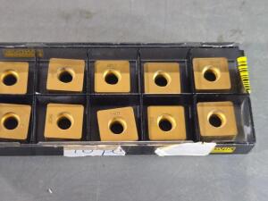 DESCRIPTION: (30) CARBIDE MODULMILL INSERTS BRAND/MODEL: SANDVIK COROMANT 180_009140N1464 S40T RETAIL$: $628.50 QTY: 30