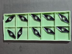 DESCRIPTION: (20) CARBIDE TURNING INSERTS BRAND/MODEL: WALTER VCGT160412-MN2 WNN10 RETAIL$: $654.00 QTY: 20