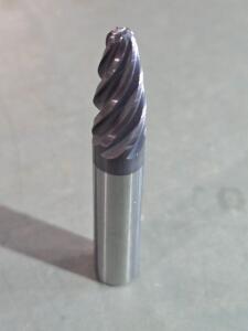 DESCRIPTION: (2) SOLID CARBIDE OVAL FORM BARREL CUTTER END MILL BRAND/MODEL: ACCUPRO 03317161 SIZE: 3/8" SD 0.8260" LOC 0.3750" RETAIL$: $311.32 QTY: