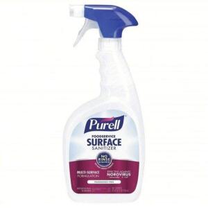 DESCRIPTION: (1) CASE OF (6) FOODSERVICE SURFACE SANITIZER BRAND/MODEL: PURELL #49Z651 SIZE: 32 FL OZ RETAIL$: $55.86 EA QTY: 1