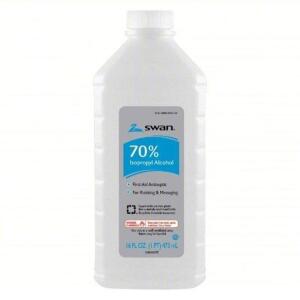 DESCRIPTION: (1) CASE OF (12) ISOPROPYL ALCOHOL BRAND/MODEL: MEDIQUE SWAN #2MRZ2 SIZE: 16 OZ RETAIL$: $70.00 EA QTY: 1