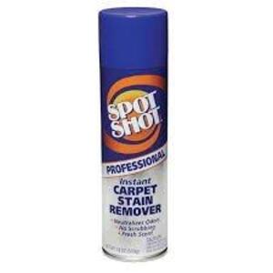 DESCRIPTION: (4) CARPET STAIN REMOVER BRAND/MODEL: SPOT SHOT SIZE: 18 OZ RETAIL$: $13.00 EA QTY: 4