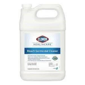 DESCRIPTION: (2) BLEACH GERMICIDAL CLEANER BRAND/MODEL: CLOROX HEALTHCARE SIZE: 1 GALLON RETAIL$: $25.00 EA QTY: 2