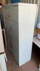 (4) 5-DRAWER FILING CABINETS