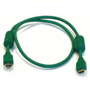 DESCRIPTION: (10) HDMI BRAND/MODEL: MONOPRICE # 5YMH4 INFORMATION: GREEN SIZE: 3FT RETAIL$: $7.66 EA QTY: 10