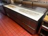 DESCRIPTION CONTINENTAL SIX DRAWER 93" REFRIGERATED PIZZA PREP TABLE. BRAND / MODEL: CONTINENTAL ADDITIONAL INFORMATION 115 VOLT, 1 PHASE. VERIFIED IN - 2