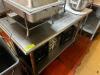 DESCRIPTION 48" X 24" STAINLESS TABLE SIZE 48" X 24" LOCATION KITCHEN QTY 1 - 2