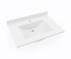 CONTOUR SWANSTONE WHITE VANITY TOP